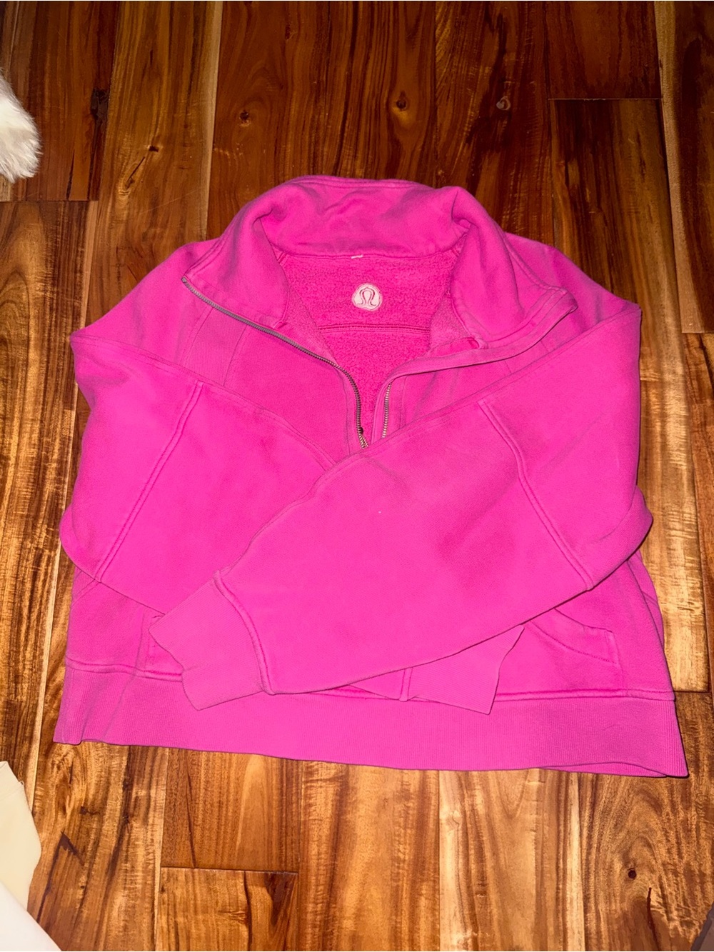 Lululemon Pink Half-Zip Scuba Pullover
